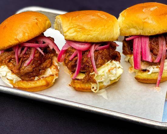 Order Brisket Sliders food online from Three Kings Pub By Dirk Flanigan store, Arlington Heights on bringmethat.com