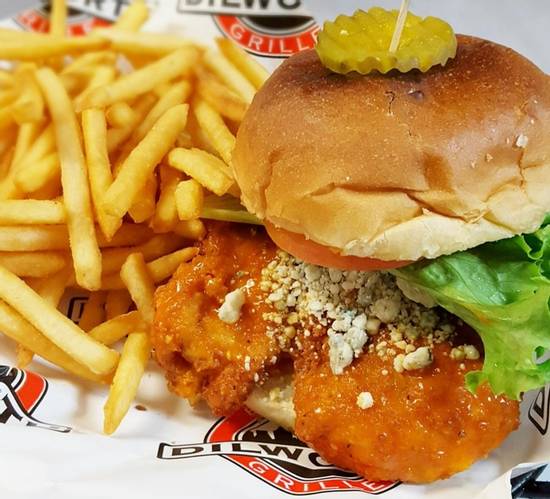 Order Buffalo Chicken Sandwich food online from Dilworth Neighborhood Grille store, Charlotte on bringmethat.com