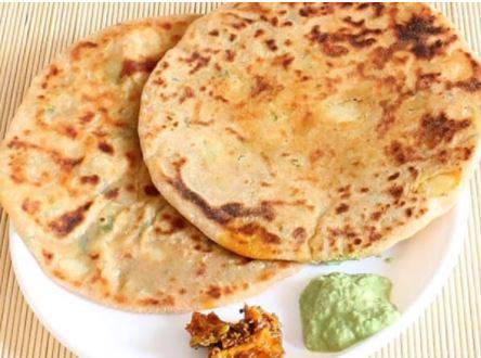 Order Aloo Paratha (2pc) food online from Curry In Hurry store, Austin on bringmethat.com