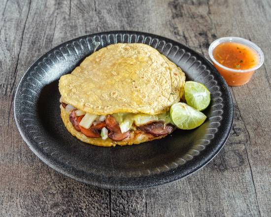 Order Veggie Mulita food online from Tacos Tijuana store, Phoenix on bringmethat.com