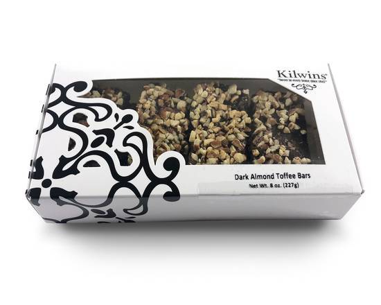 Order Dark Almond Toffee Bars 8 oz food online from Kilwins store, Wheaton on bringmethat.com