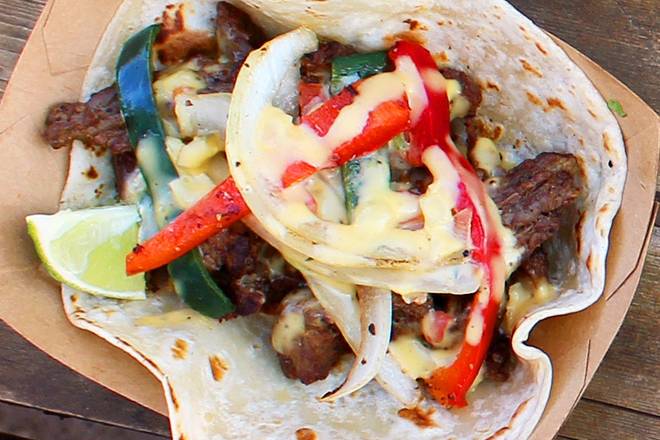Order Philly Taco food online from R Taco store, Minneapolis on bringmethat.com