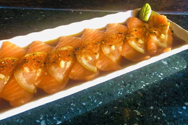 Order Seasoned Salmon (8 pcs) food online from Kaiyo Sushi store, Chula Vista on bringmethat.com