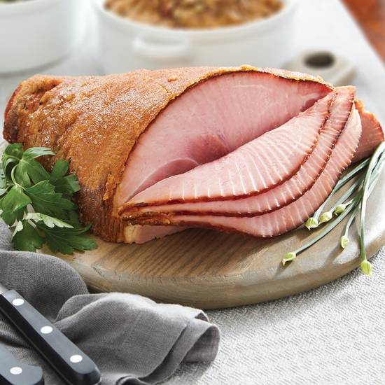 Order Quarter Honey Baked Ham 4-5.5lb food online from Honeybaked Ham store, Columbia on bringmethat.com