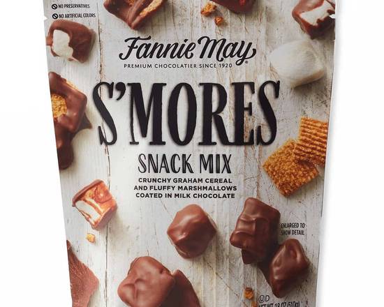 Order Fannie May S'mores Snack Mix 18 Oz  food online from Fresko Market store, Miami on bringmethat.com