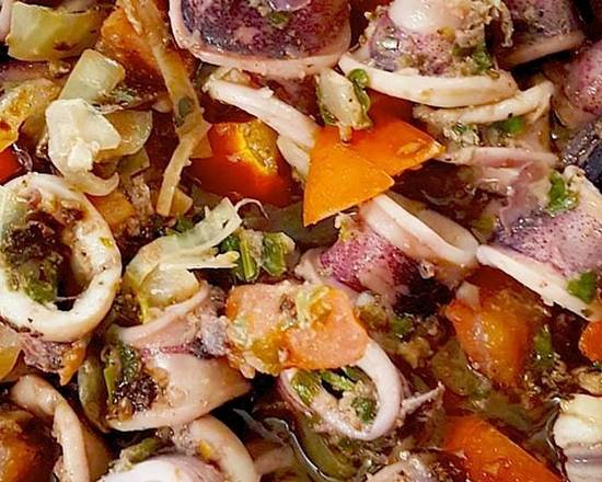 Order Calamari Sauted Appetizer food online from Papa Cristos Taverna store, Los Angeles on bringmethat.com