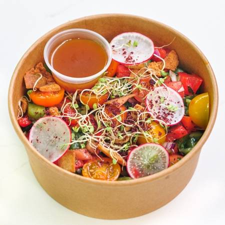 Order FATTOUSH food online from Abbale Telavivian Kitchen store, Miami Beach on bringmethat.com