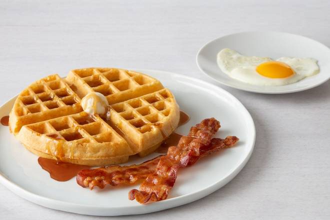 Order Belgian Waffle Combo* food online from Village Inn - Hillsborough store, Tampa on bringmethat.com