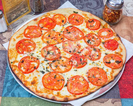Order 16" White Margherita Pizza food online from Marco Pizzeria & Restaurant store, Branford on bringmethat.com