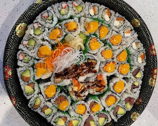 Order Sushi Party Box #1 food online from Hibachi Express store, Auburndale on bringmethat.com