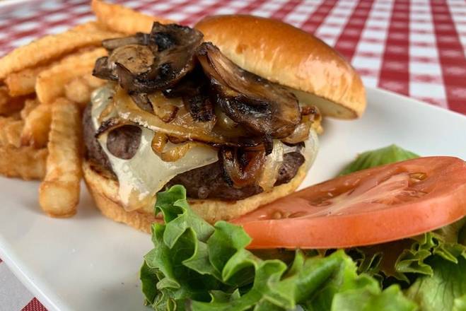 Order MOS Burger food online from Moonlite Diner store, Fort Lauderdale on bringmethat.com