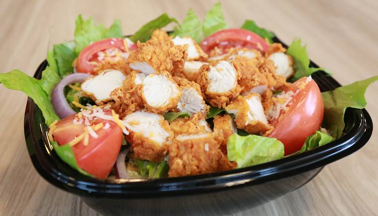 Order House Salad with Hand Breaded Tenders food online from Wing Zone store, Lexington on bringmethat.com