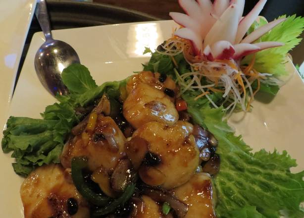 Order Scallop with Chinese Pickled Mustard Green酸菜干贝 food online from Rice Bistro store, Port Orange on bringmethat.com