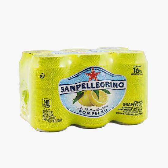 Order San Pellegrino Pompelmo Sparkling Grapefruit Beverage food online from Santa Monica Liquor store, Santa Monica on bringmethat.com