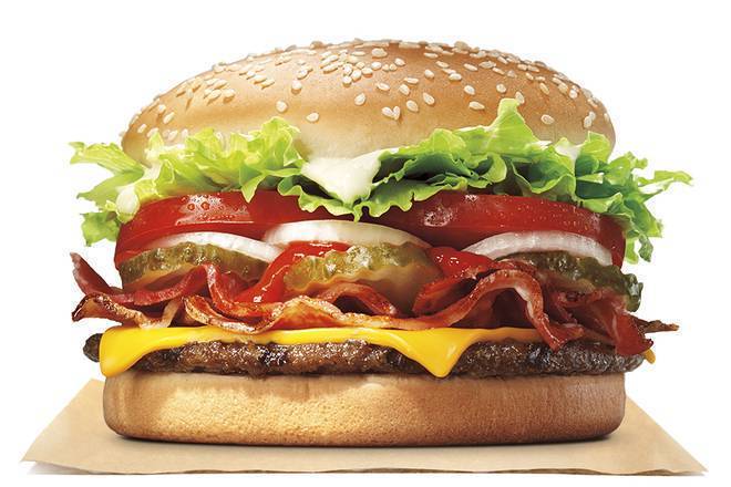 Order WHOPPER® with Bacon & Cheese food online from Burger King store, St Petersburg on bringmethat.com