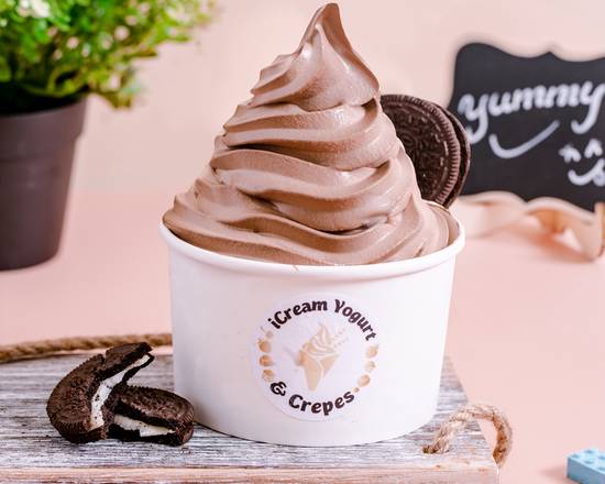 Order Chocolate iYogurt food online from Icream Yogurt & Crepes store, Falls Church on bringmethat.com