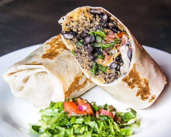 Order Arroz Y Frijoles Burrito food online from Bushwick Taco Company store, Ozone Park on bringmethat.com