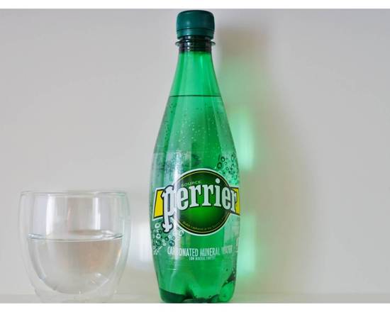 Order Perrier Sparkling Natural Mineral Water (11.15 fl oz) food online from Cappone's Chocolate Cake store, San Francisco on bringmethat.com