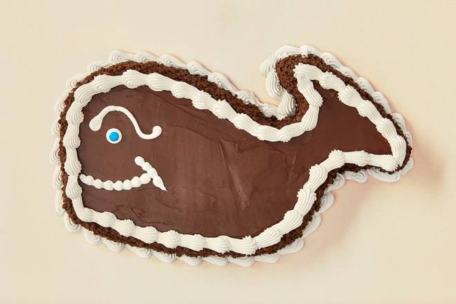 Order Fudgie the Whale® Cake food online from Carvel store, Ridgefield on bringmethat.com