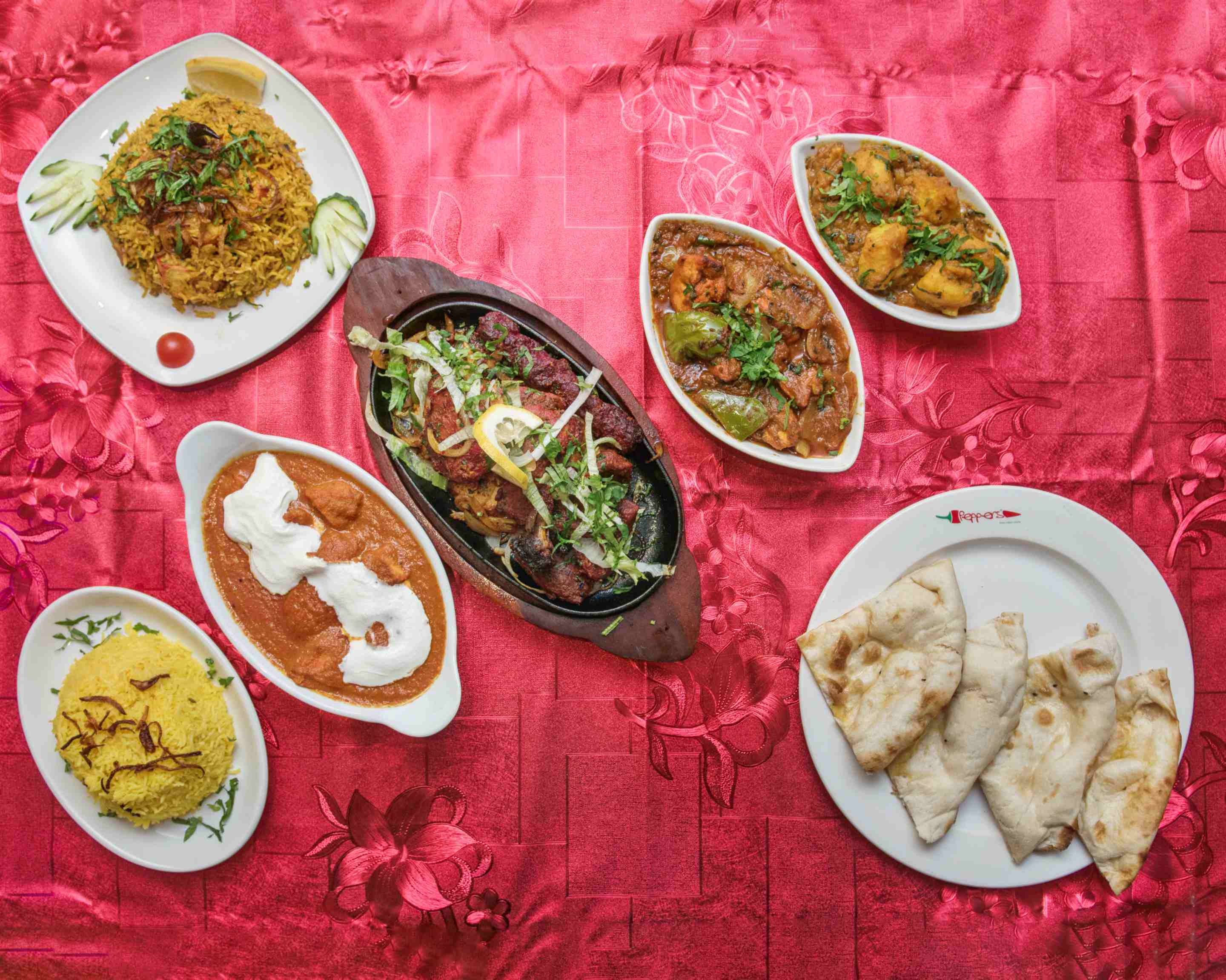 Peppers Indian Cuisine Menu Takeaway in Burnham Delivery Menu