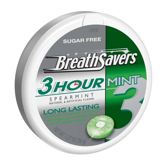 Order Breath Savers 3 Hour Spearmint Mints with Neutrazin, 1.27 OZ food online from Cvs store, WAKEFIELD on bringmethat.com