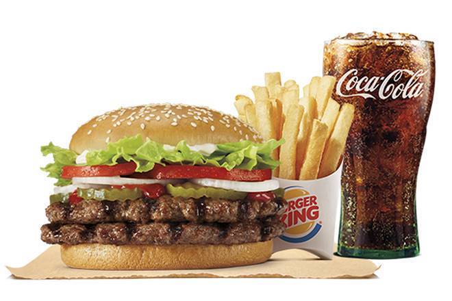 Order Double WHOPPER® Meal food online from Burger King store, St Petersburg on bringmethat.com