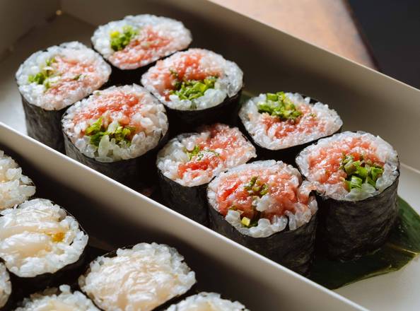Order Negi-Toro Cut Roll (8pcs) food online from OMAKAI sushi store, Aventura on bringmethat.com