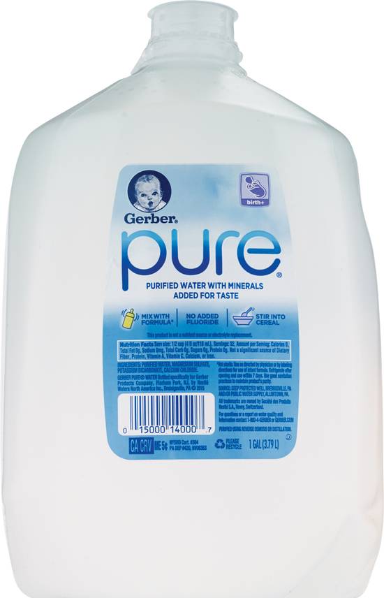 Order Gerber Pure Purified Water, 128 OZ food online from Cvs store, LINCOLN on bringmethat.com