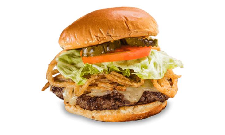 Order Jacked-N-Stacked Burger* food online from Famous Daves store, Ft. Myers on bringmethat.com