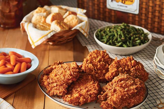 Order Sunday Homestyle Chicken® Family Meal Basket food online from Cracker Barrel Old Country Store store, Somerset on bringmethat.com