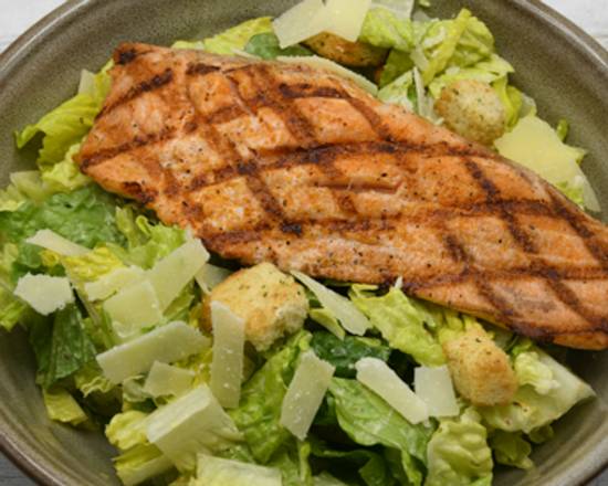Order Caesar Salad with Salmon food online from Landry Seafood House store, San Antonio on bringmethat.com