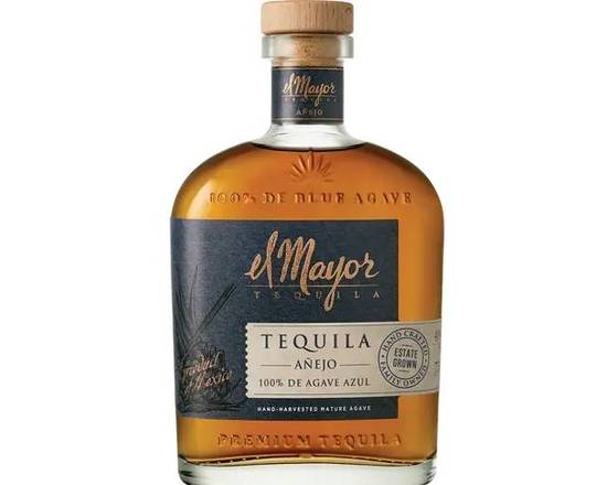 Order El Mayor Tequila Anejo 750 ml (40% ABV) food online from Silver Liquor Market store, Los Angeles on bringmethat.com