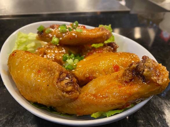 Order A13. THAI CHILI WING food online from Ninja Ramen & Thai store, Corpus Christi on bringmethat.com