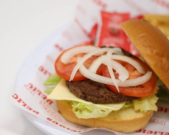 Order Cheeseburger Deluxe food online from King's Pizza store, Daytona Beach on bringmethat.com