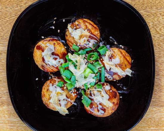 Order Takoyaki Balls (5 pcs) food online from Crave Poke store, Coral Springs on bringmethat.com