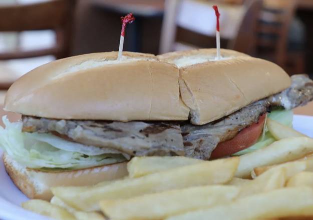 Order Ribeye Steak & Egg Breakfast Sandwich food online from Norm's Famous Charbroiled Hamburgers store, Whittier on bringmethat.com