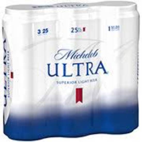 Order MICHELOB ULTRA 25oz 3pk CANS food online from Duke Liquor & Jr. Market store, Los Angeles on bringmethat.com