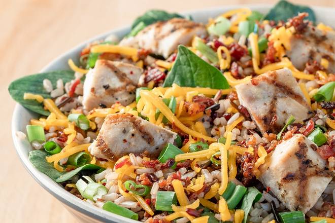 Order SPICY BACON BOWL - GF food online from Mad Greens store, Aurora on bringmethat.com