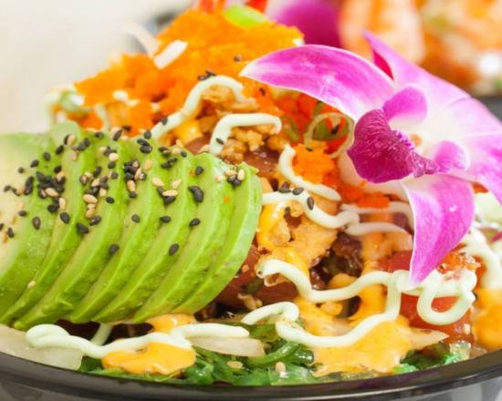 Order 3 Type of Fish Poke Bowl food online from Star Poke store, Shoreline on bringmethat.com