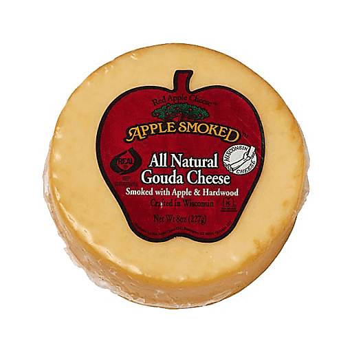 Order Apple Smoked Gouda Round 8oz food online from Everyday Needs by Gopuff store, Stockton on bringmethat.com