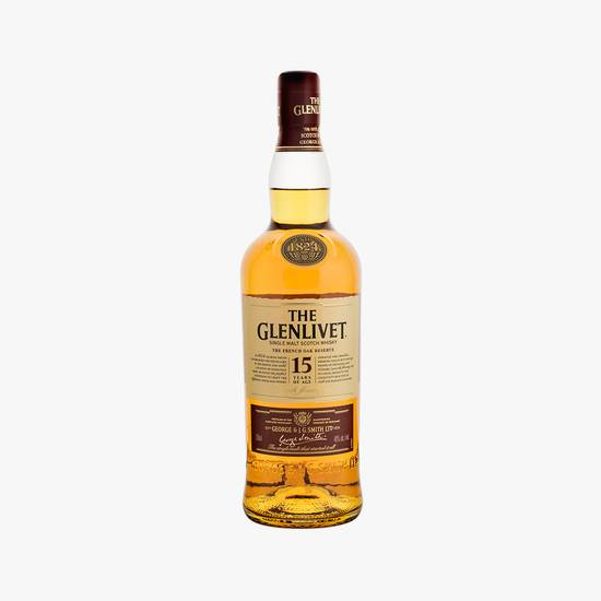 Order The Glenlivet Single Malt Scotch Whisky 15 Year Old food online from Santa Monica Liquor store, Santa Monica on bringmethat.com