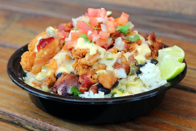Order #10 Fried Chicken Bowl Team Fave food online from R Taco store, Minneapolis on bringmethat.com