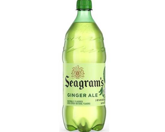 Order Seagrams Ginger Ale, 1L mixer food online from Xtra Liquors & Wines store, WEST MIAMI on bringmethat.com