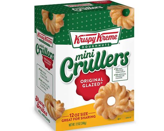 Order Krispy Kreme Doughnut Mini Crullers 12 Oz food online from Fresko Market store, Miami on bringmethat.com