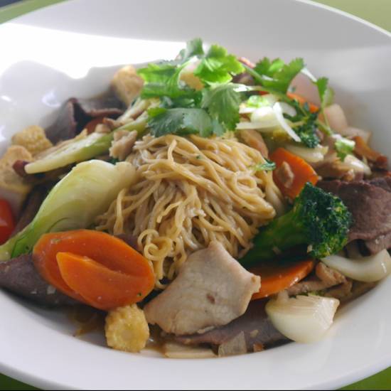 Order Khua Mee-Stir Fried Egg Noodles food online from Fuzion Five store, Palm Springs on bringmethat.com