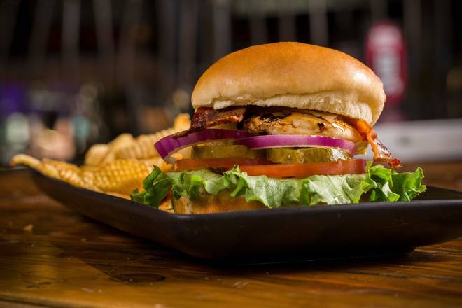 Order Rock Chicken Sandwich food online from The Rock Wood Fired Pizza store, Tacoma on bringmethat.com