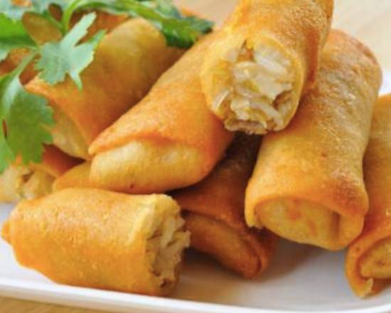 Order Harumaki (6 pcs) food online from Kyoto Sushi & Hibachi - Hammond store, Hammond on bringmethat.com
