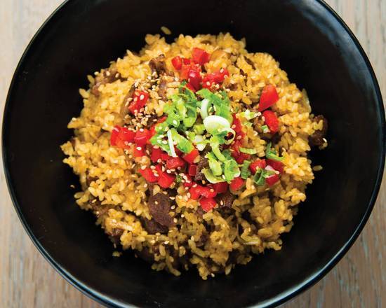 Order Beef Sukiyaki Fried Rice Bowl food online from Gyu-Kaku Japanese Bbq store, Orlando on bringmethat.com