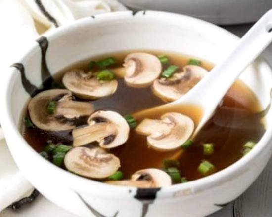 Order  Fresh mushroom onion soup (large) food online from Sake House - Amberly Dr. store, Tampa on bringmethat.com