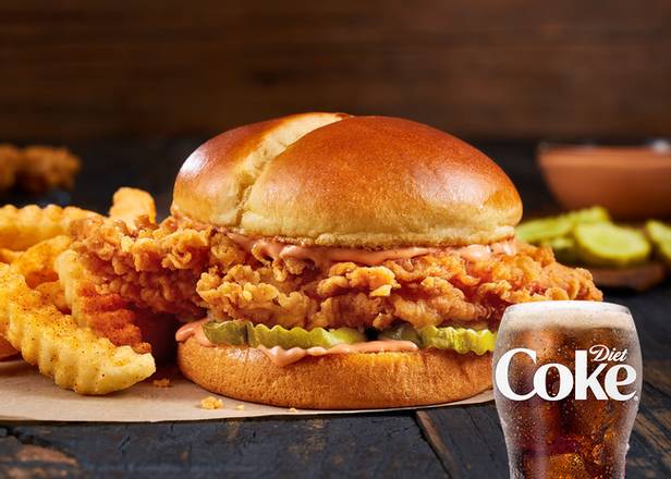 Order Zaxby's ® Spicy Signature Sandwich food online from Zaxby's store, Kingsport on bringmethat.com